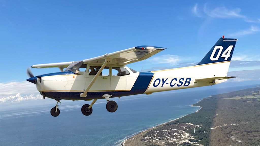 Bornholm.Aero sightseeing flights