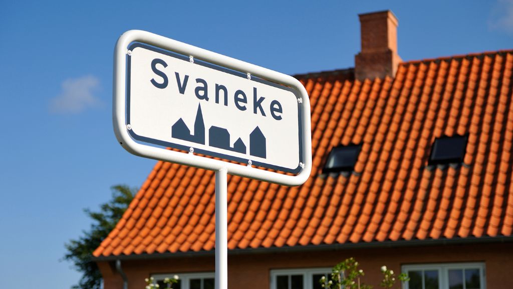 Svaneke byskilt