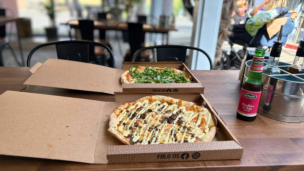 Pizza i æsker