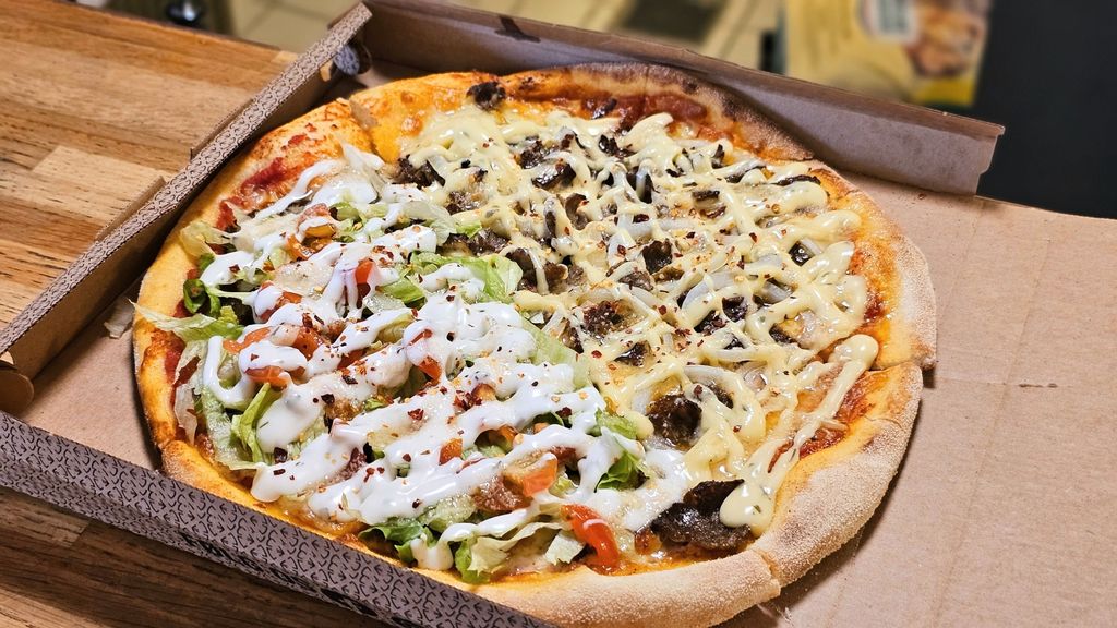 Halv og halv-pizza