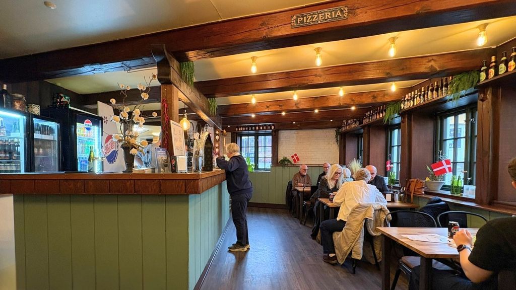 Pizzeriaens spisesal