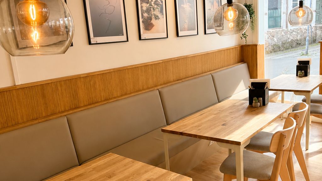 Hyggeligt caféinteriør
