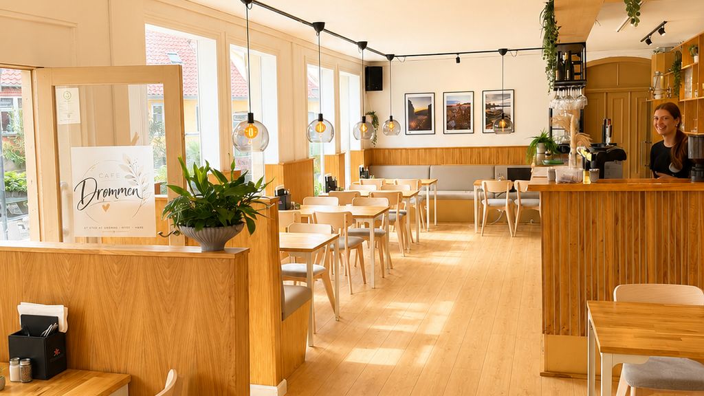 Café Drommens interiør
