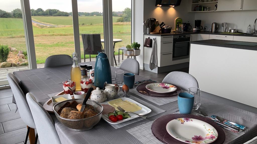 Breakfast table