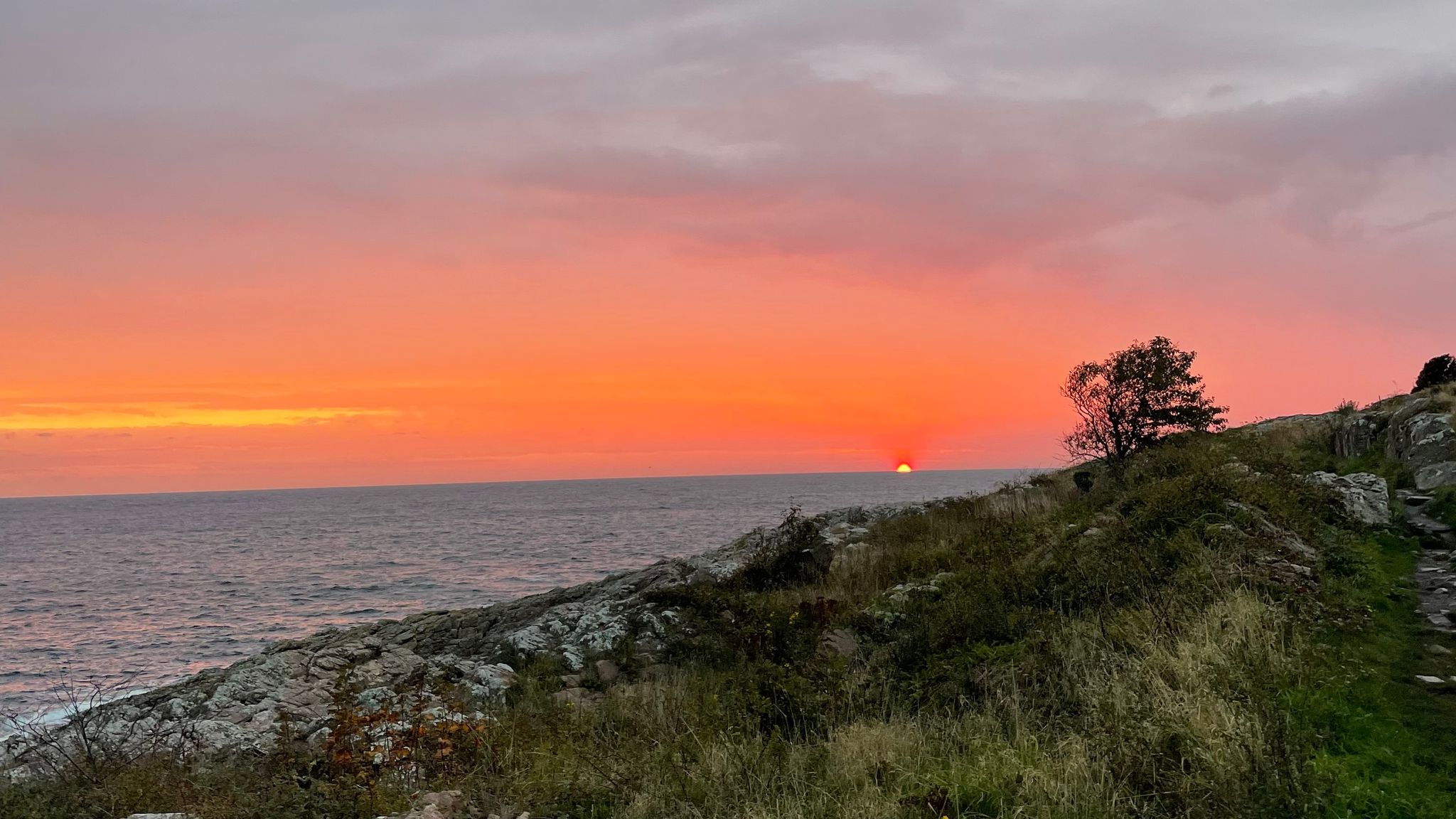 Grevens Dal Sol opgang over østersøen