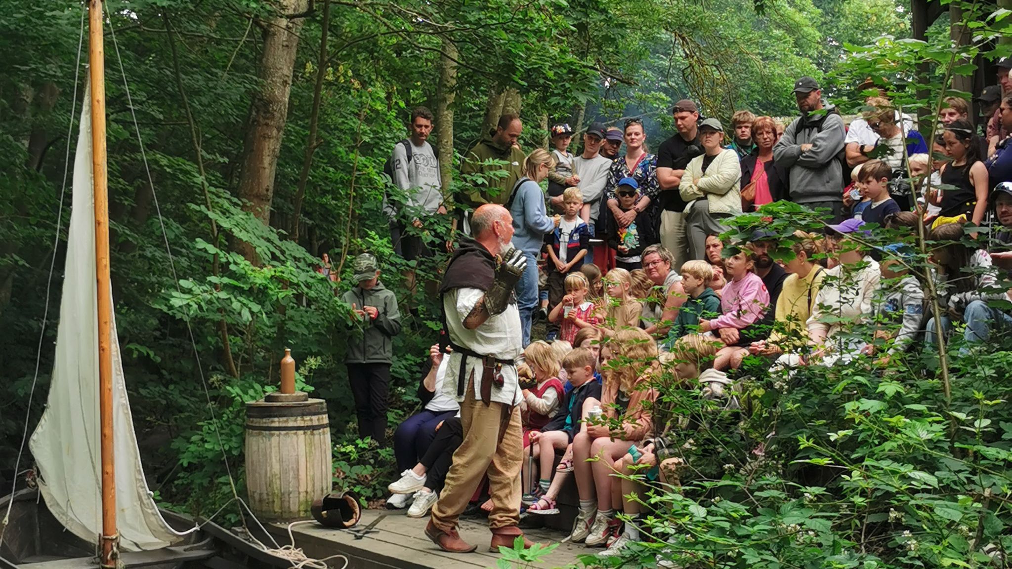 Sørøverfortælling på Bornholms Middelaldercenter