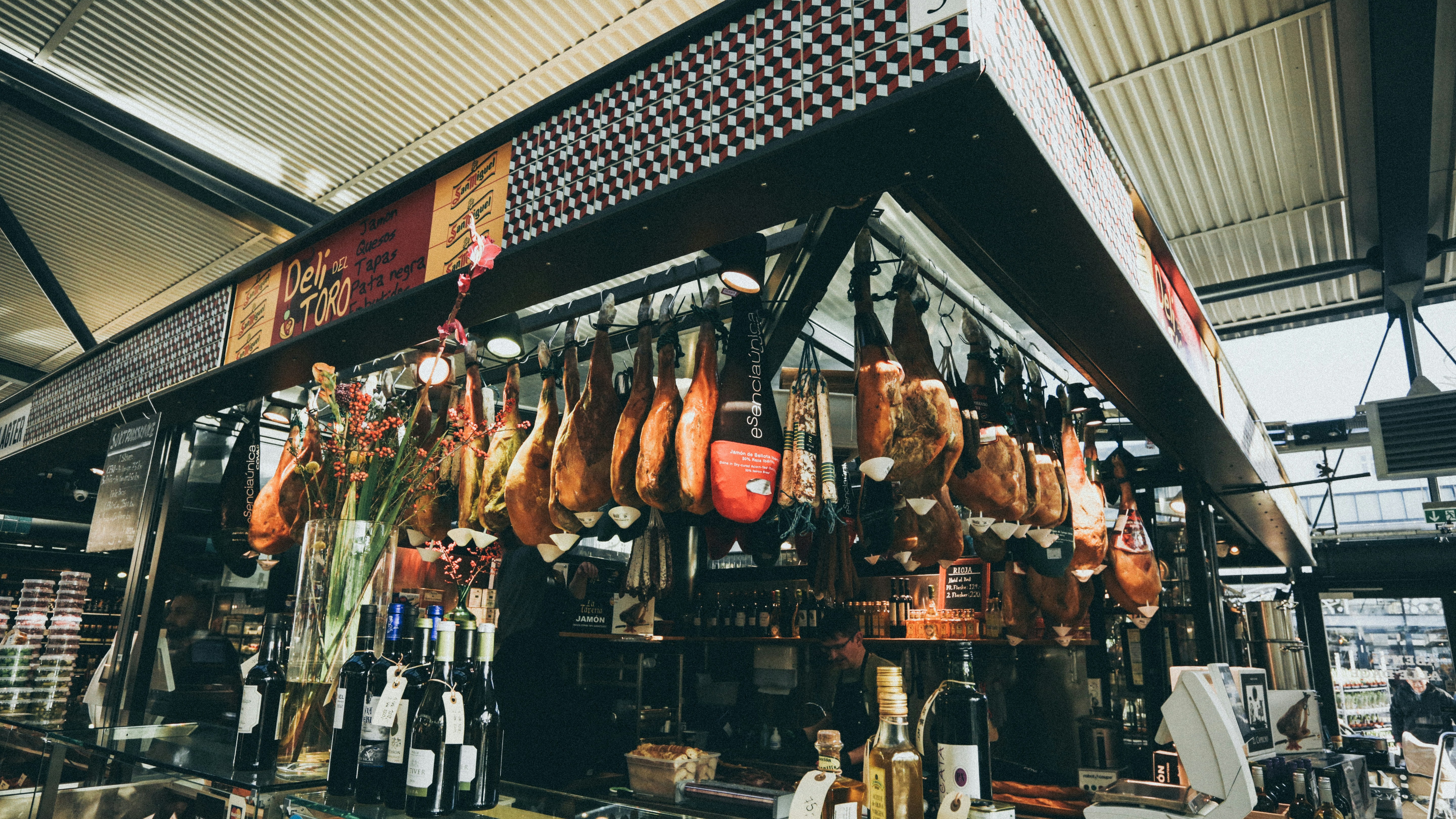 Market deli stall