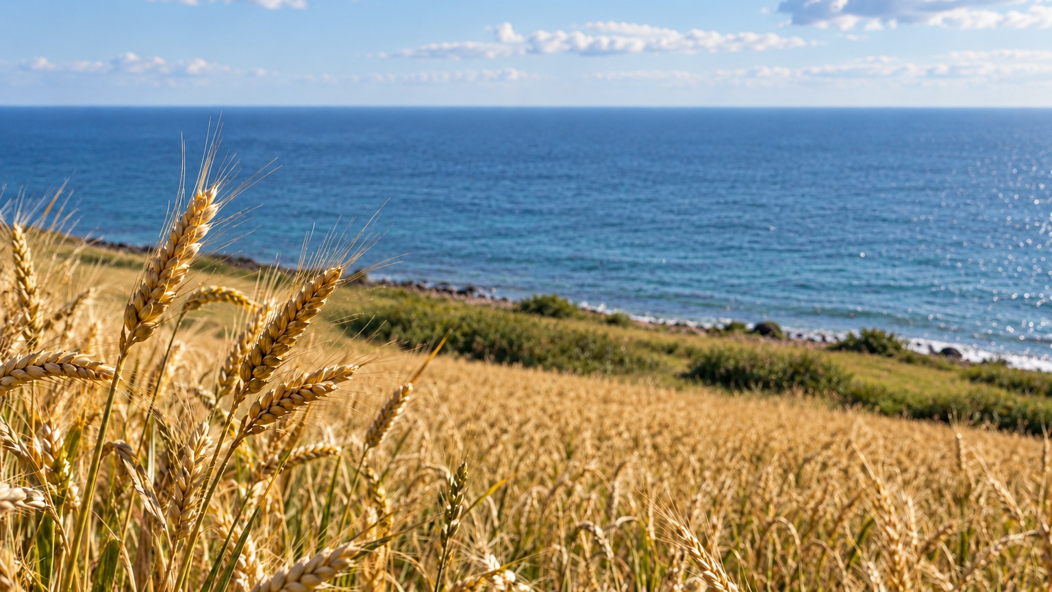 Kornfeld am Meer