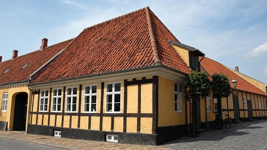 Gelbes Fachwerkhaus