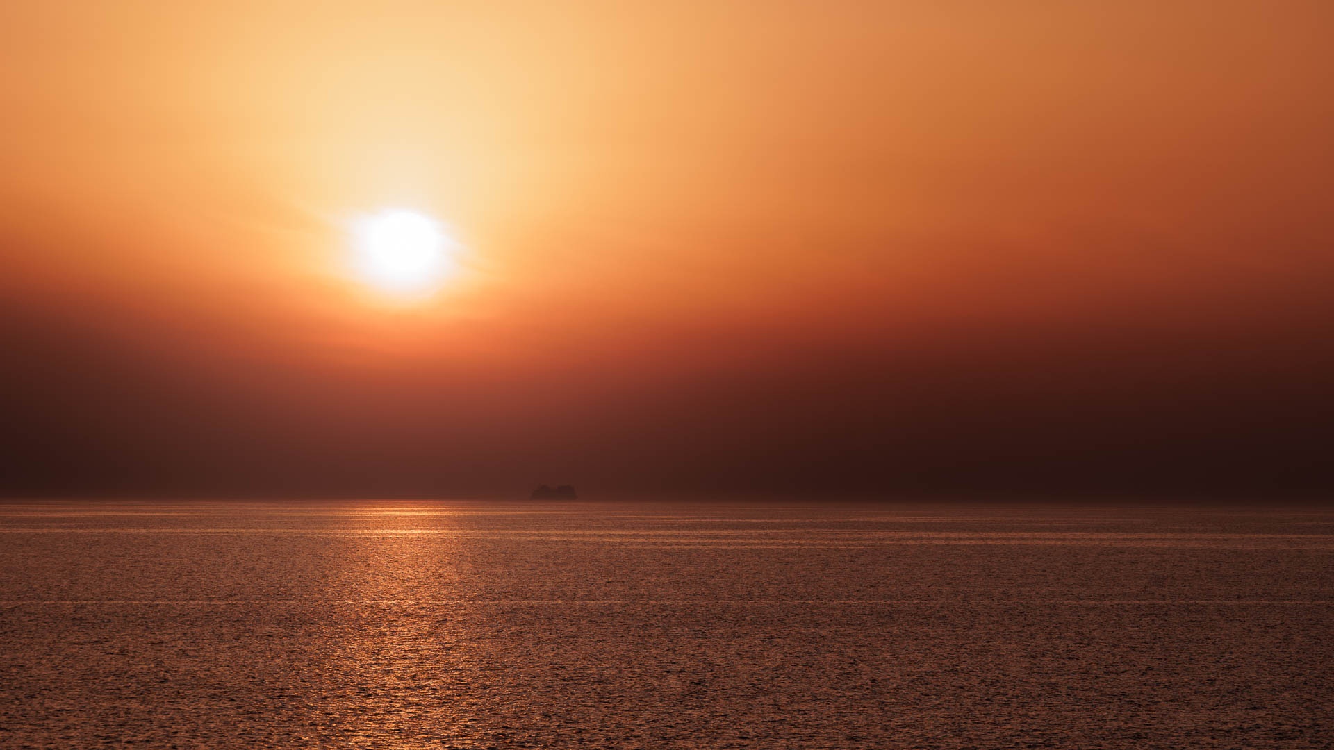 Sonnenuntergang am Meer