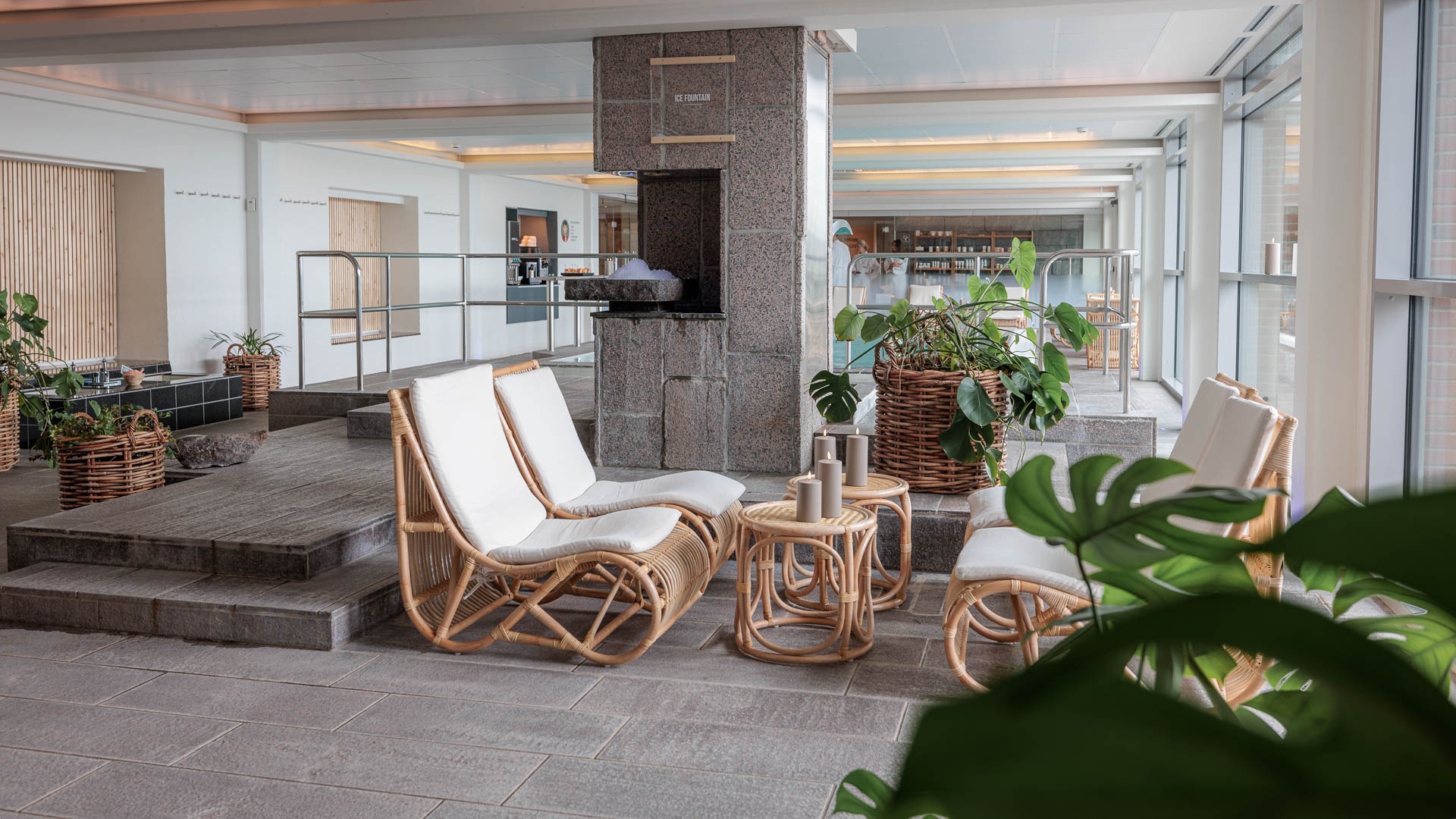 Loungebereich im Spa