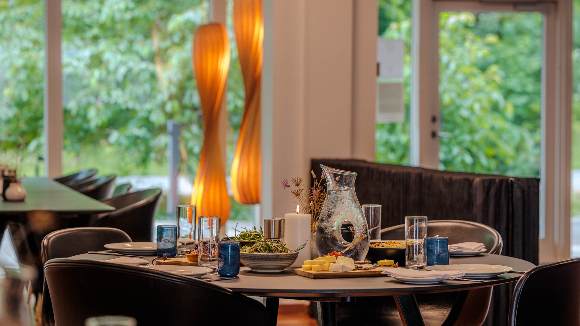 Table set for lunch