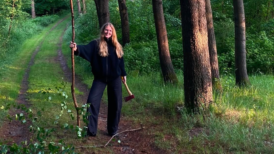 Auf dem Waldweg