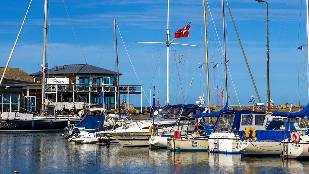 Sejlbåde i havnen