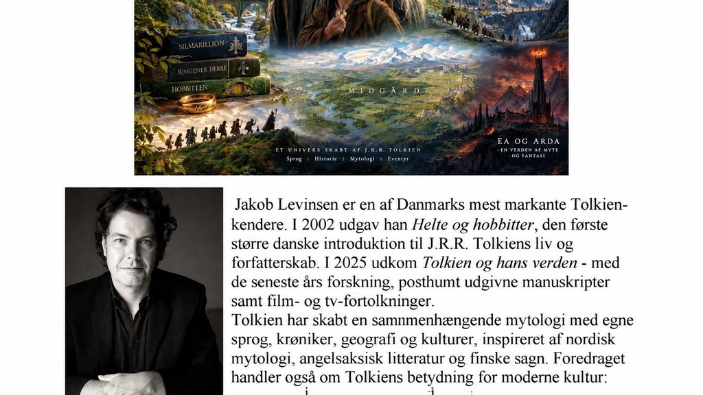Tolkienforedrag med Jakob Levinsen og Fish & Chips