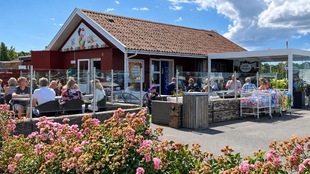 Terrasse på Café Solskin
