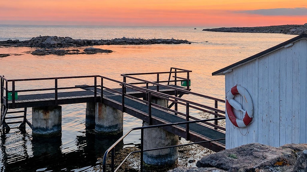 Badebroen på Frederiksø