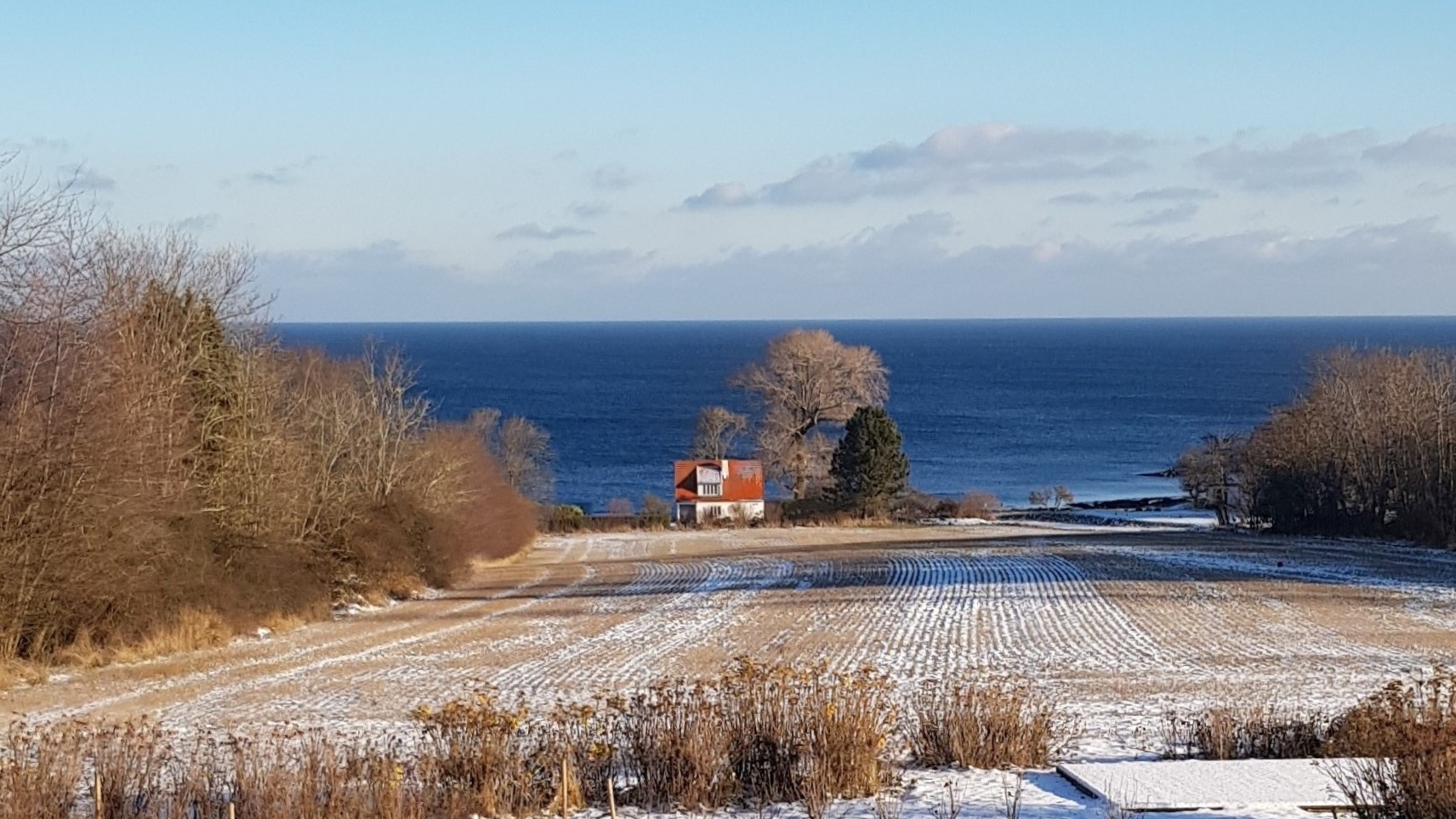 Winterblick aufs Meer