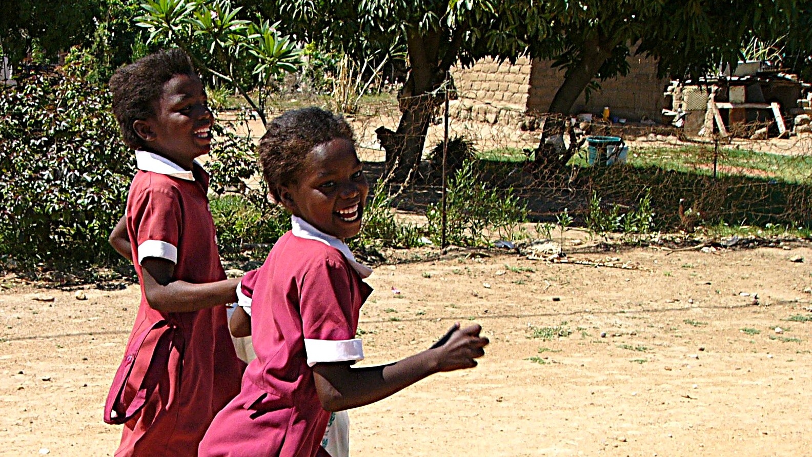 Two smiling children