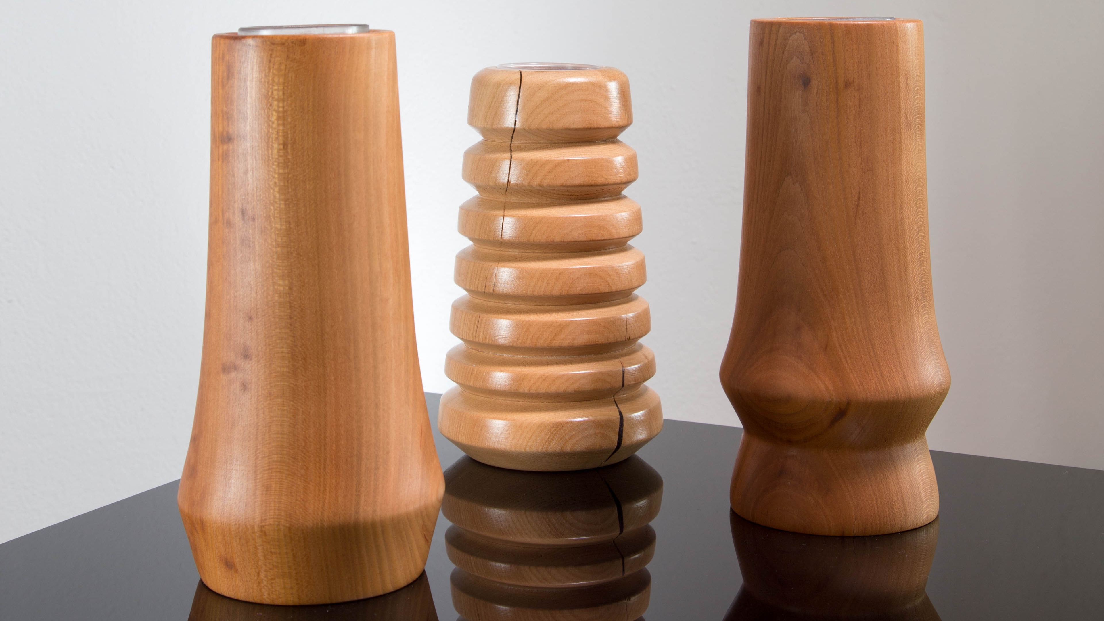 Turned wooden forms