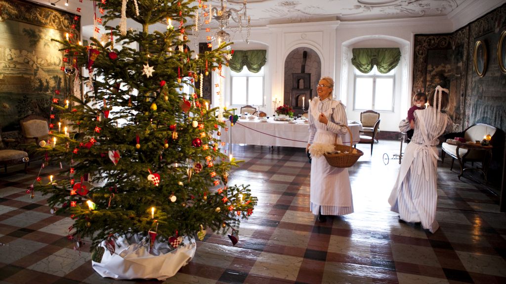 Jul for herskab og tjenestefolk på Gammel Estrup