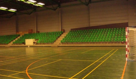 Halle des Grenaa Sportzentrums