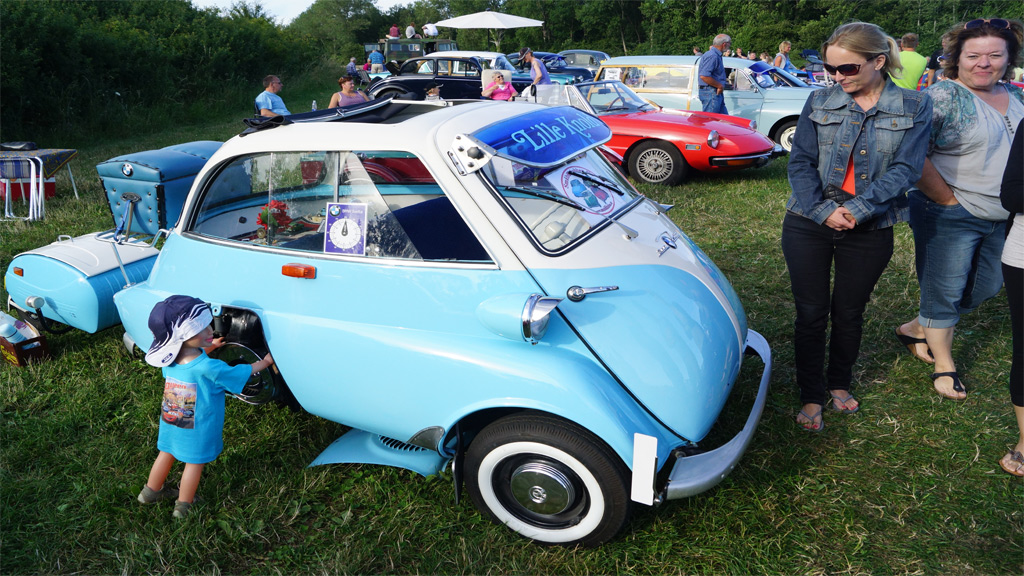 Veteranbiltræf ved Kalø Slotsruin
