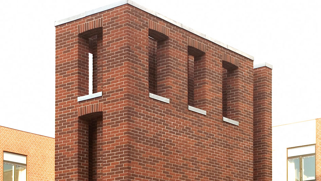 Building sculpture Esbjerg by Per Kirkeby