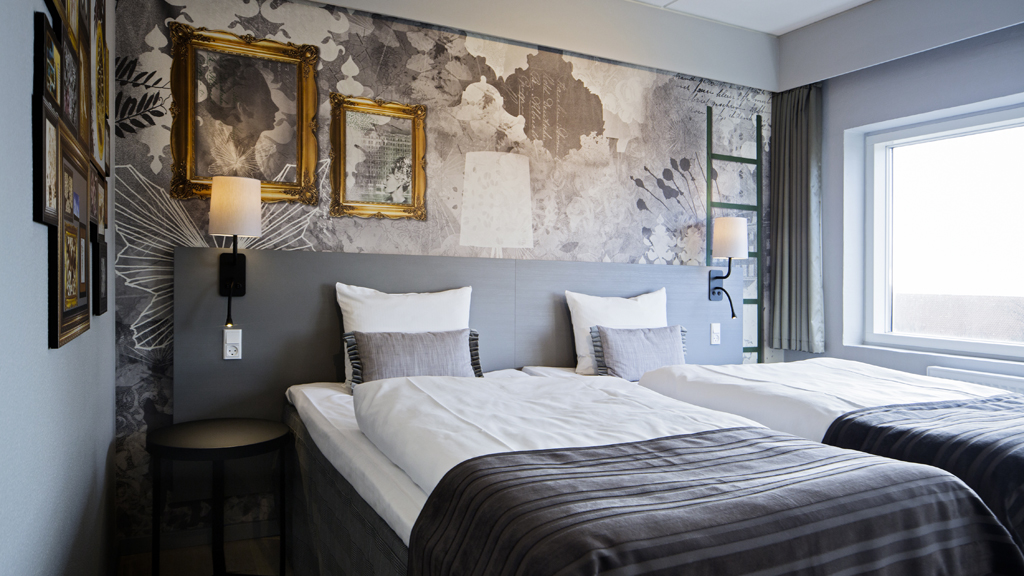 Twinroom at Scandic Olympic Esbjerg