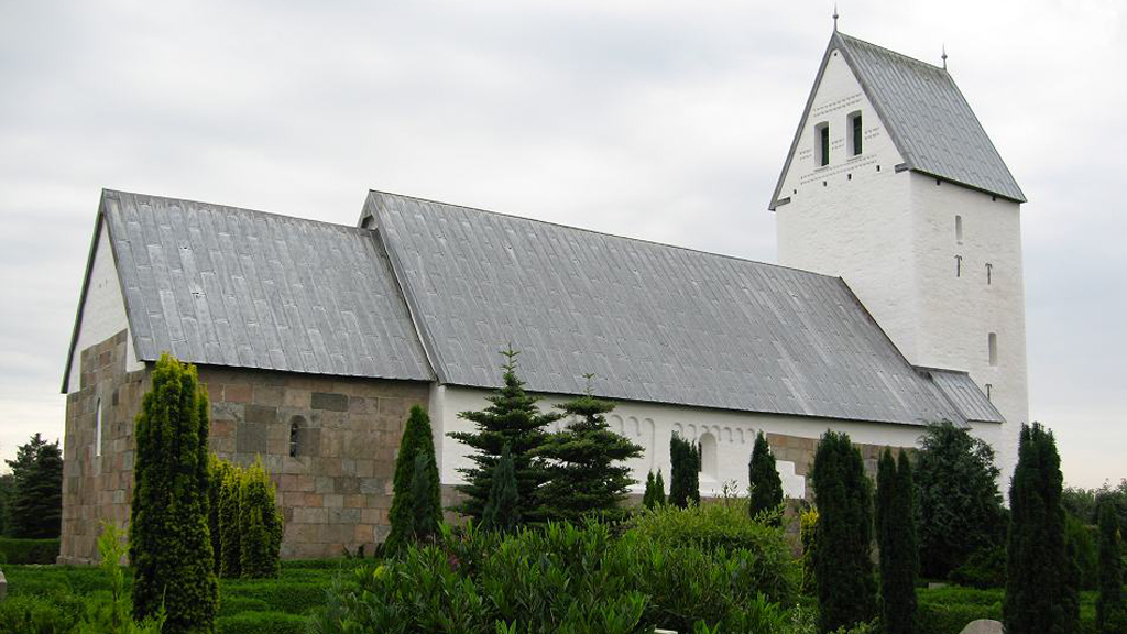 Tjæreborg church close to Esbjerg