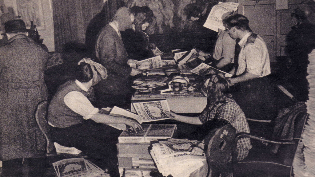 Illegal printing during the occupation