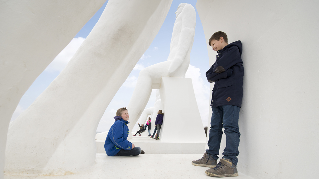 børn ved Mennesket ved Havet i Esbjerg