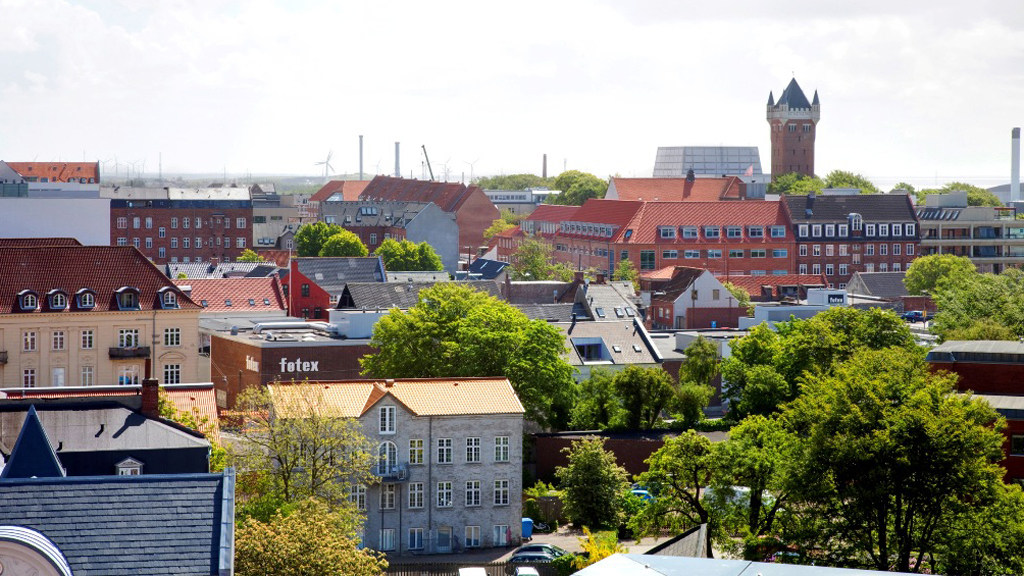View of Esbjerg from Scandic Olympic