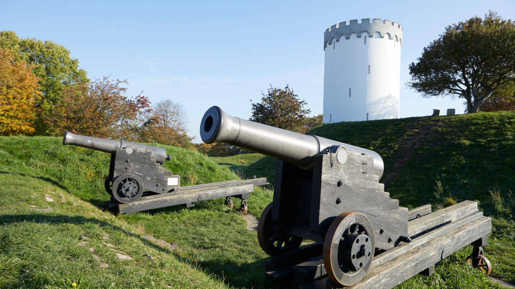 Hiking routes on Fredericia Ramparts