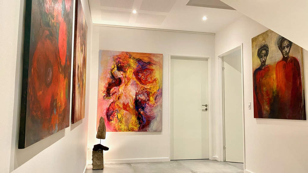 Fernisering på Galleri-A1