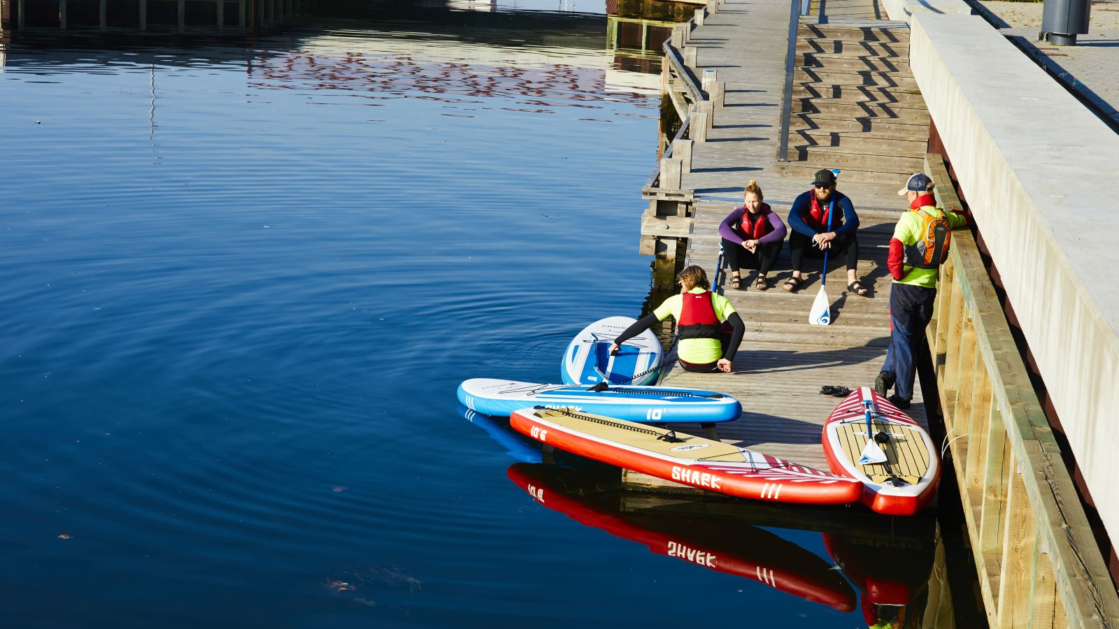 Stand up paddle i Kanalbyen og Lillebælt