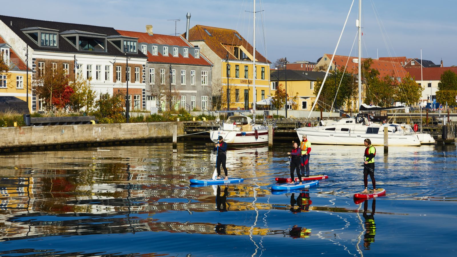 Stand up paddle i Kanalbyen og Lillebælt