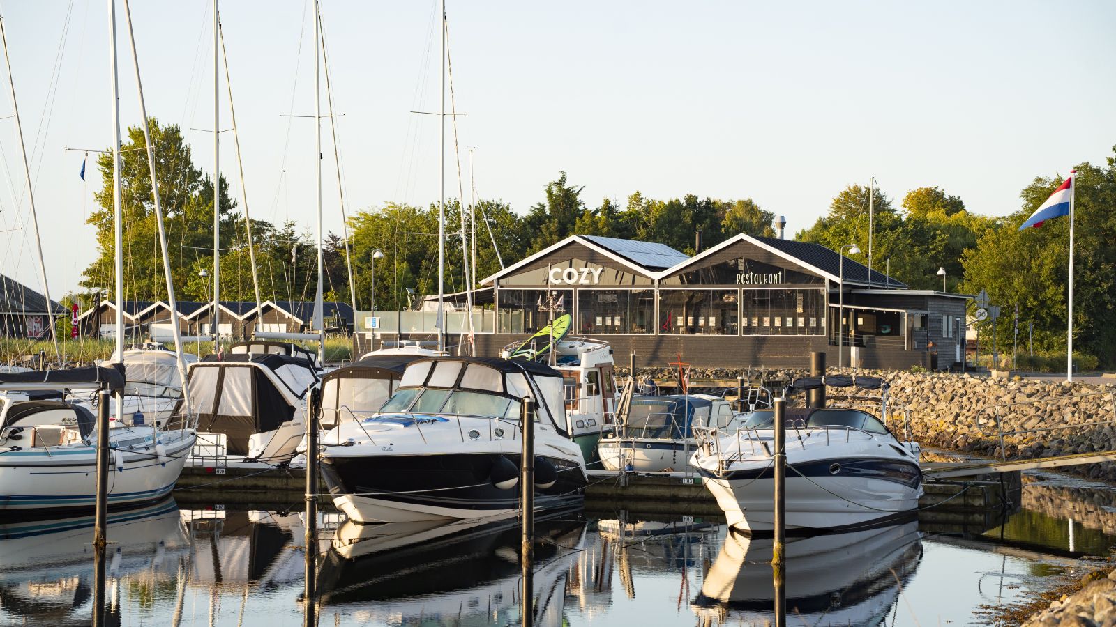 Skibe i lystbådehavnen Marina Fredericia