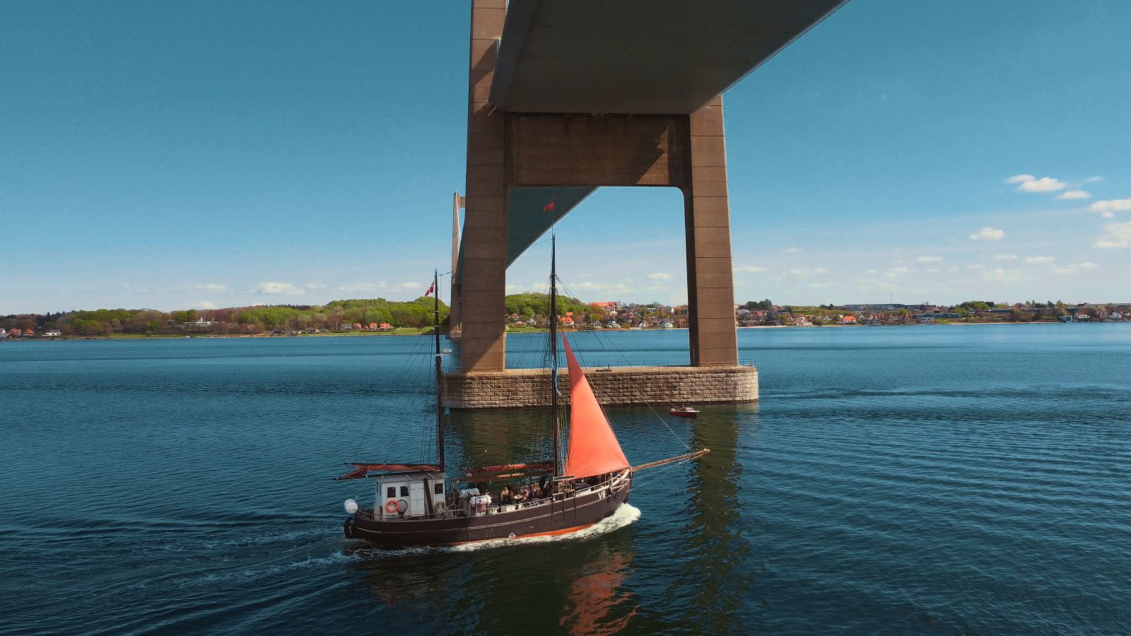 Das Schiff Aventura im Lillebælt