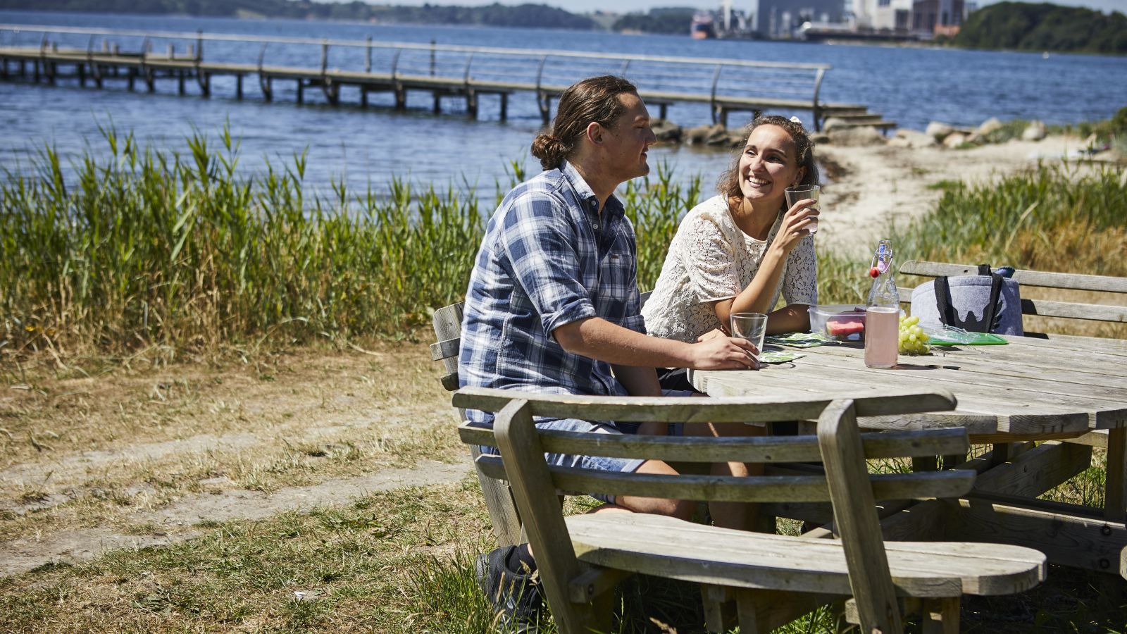 Couple at Skærbæk Beach Park