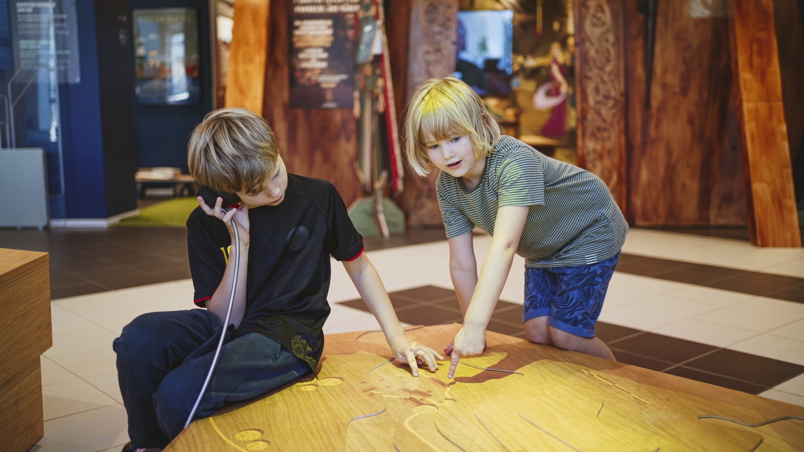 Viking Exhibition KONGESPOR at Fredericia Library