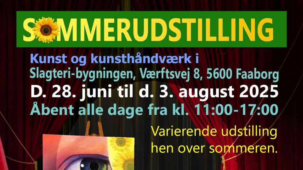 Graphics for Summer Exhibition in Slagteribygningen Faaborg
