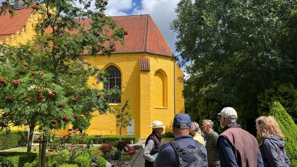 Guidet byvandring med Bjarne ved Helligåndskirken i Faaborg