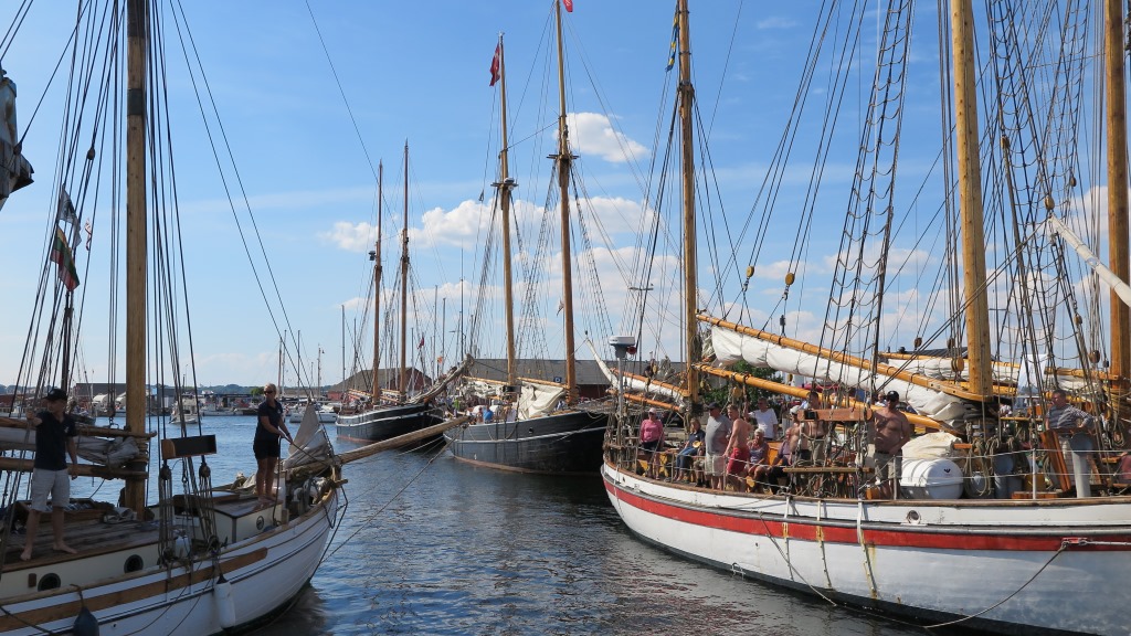 Wooden ships in Faaborg