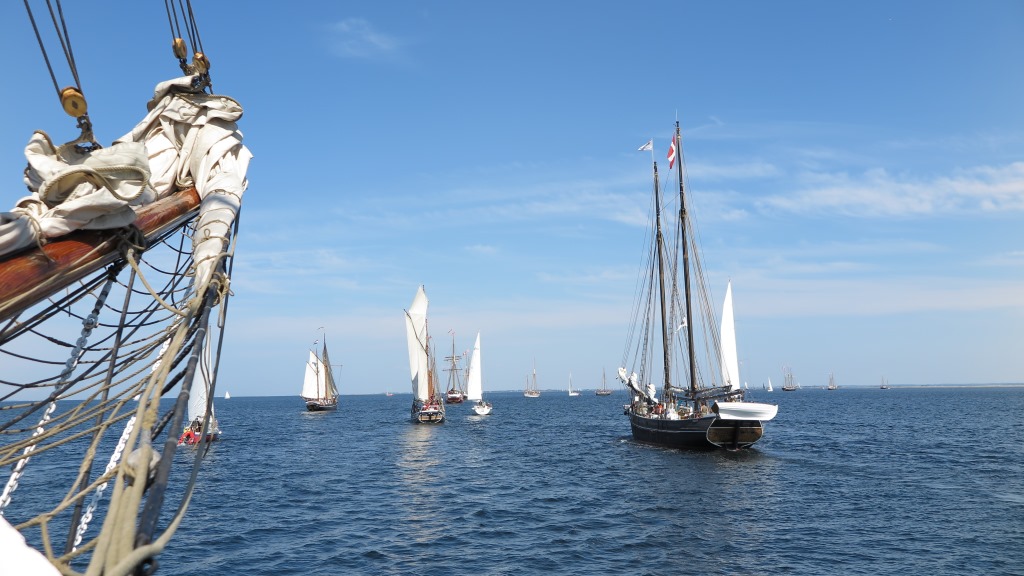 Wooden ships in Faaborg
