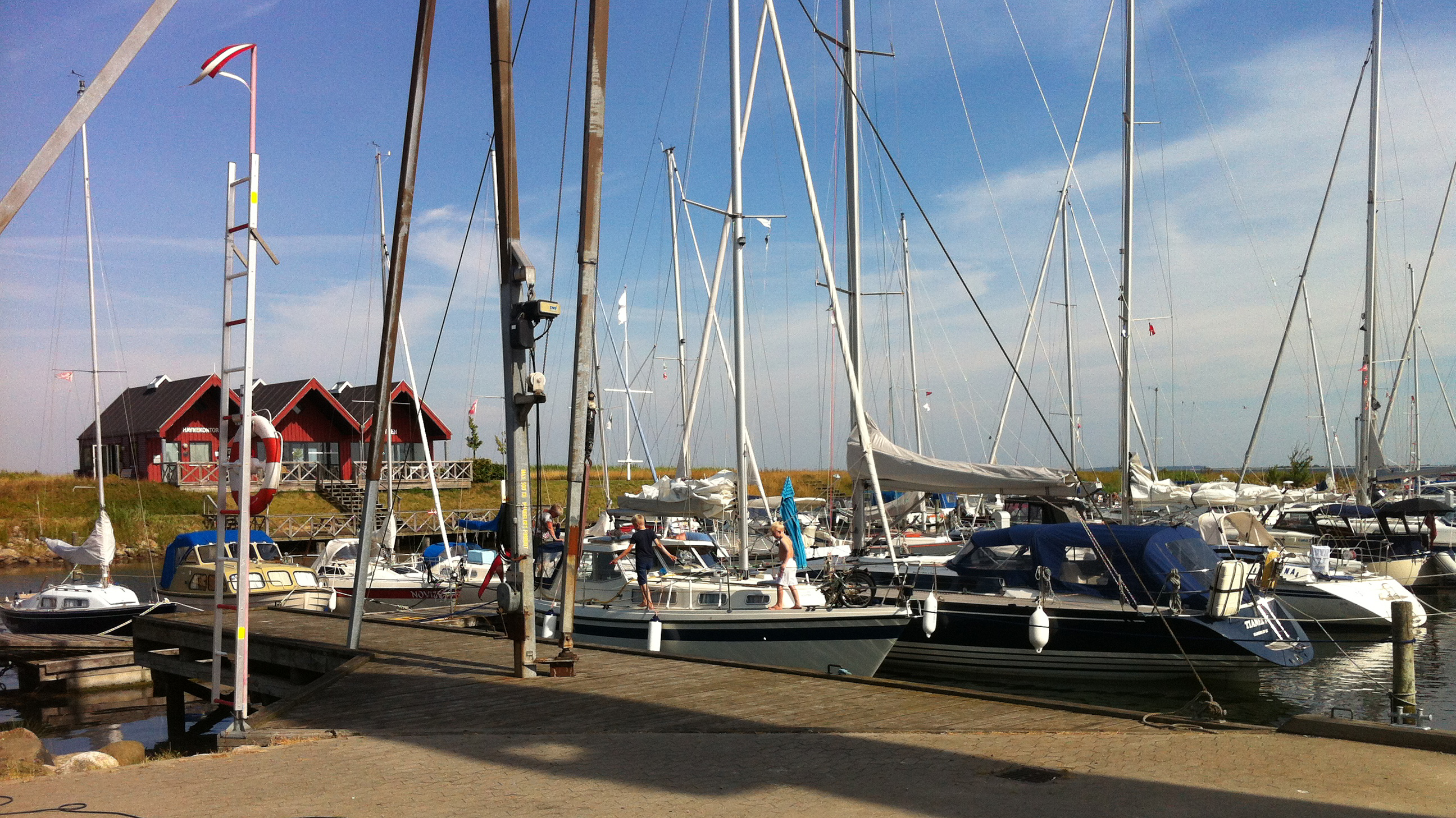 Shelter at Aarøsund Harbour