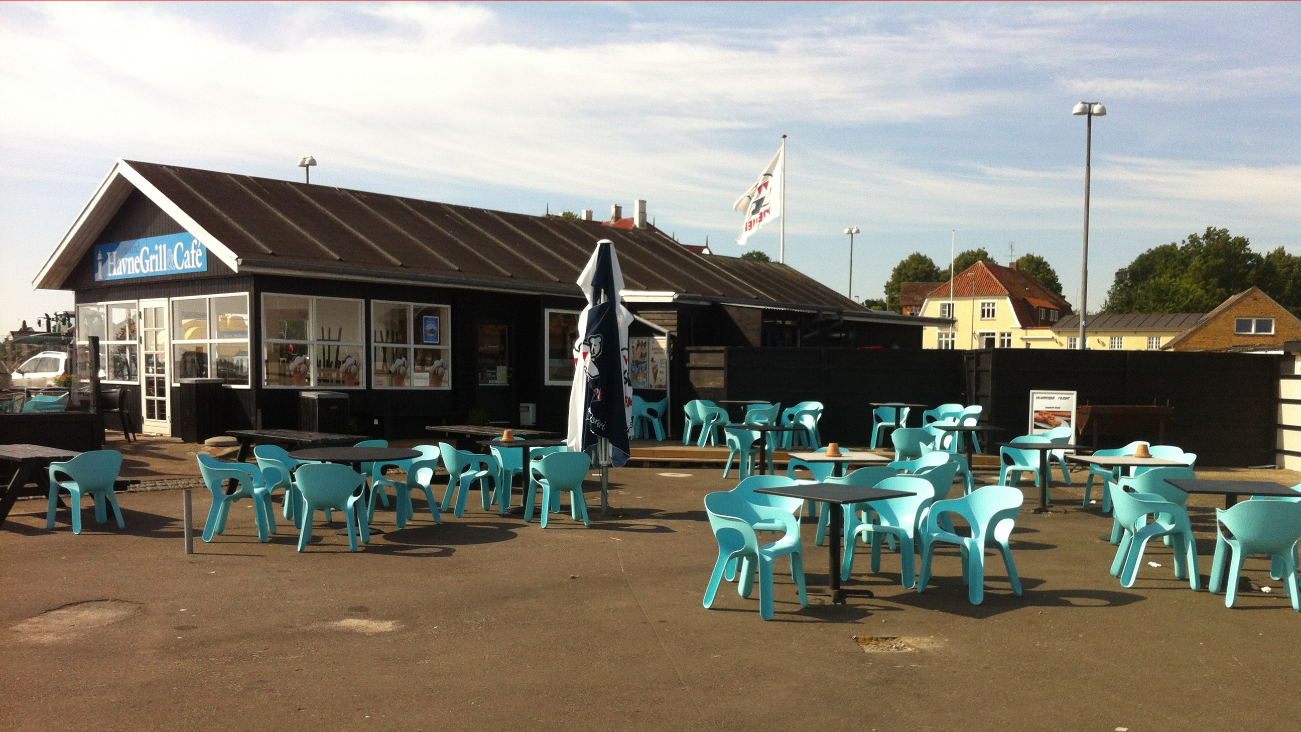 Shelter at Aarøsund Harbour