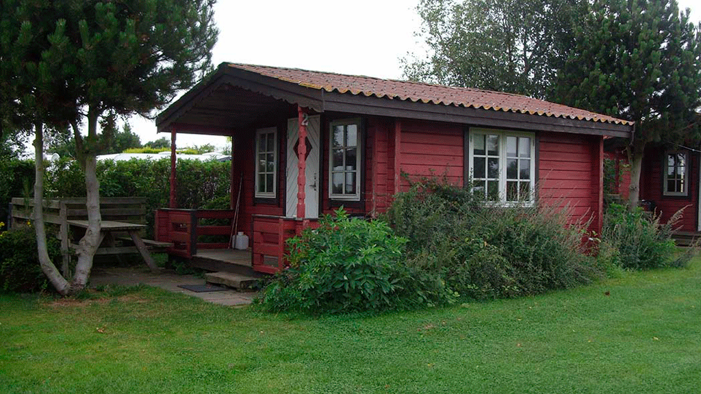 Hütten auf dem Campingplatz Gåsevig Strand Camping