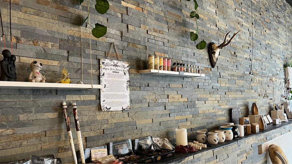 oils, elixirs, smoked goods, Angie Buran's Mind & Magic