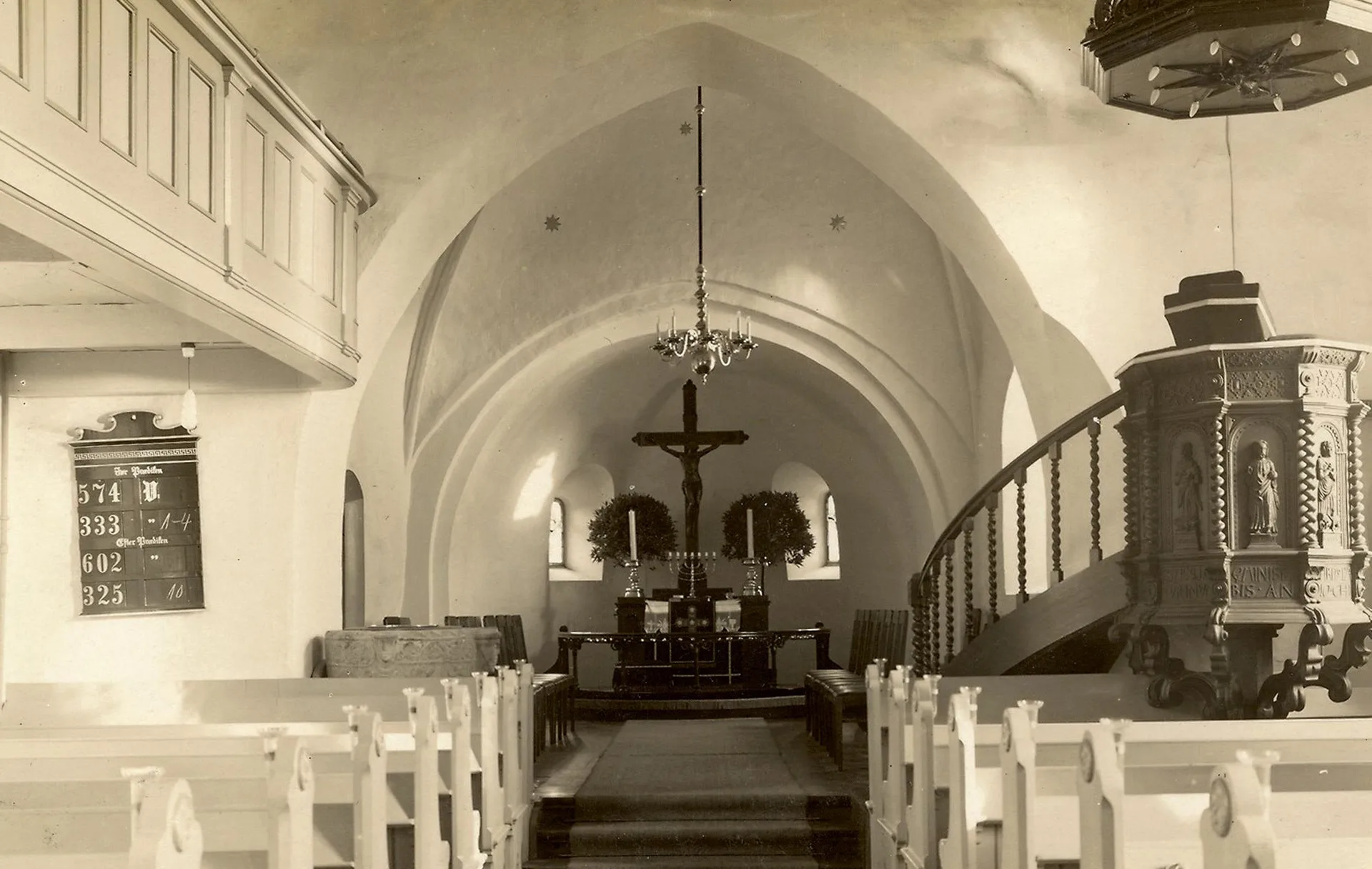 Gl. Haderslev Kirke - ca. 1925